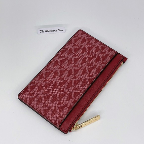 Michael Kors Extra Small Mercer Logo Crossbody Bag + Card Case Mulberry NWT $536 - Picture 13 of 14